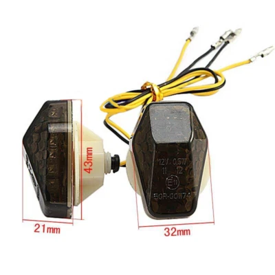 For SUZUKI GSXR600 GSXR750 GSXR1000 K1 LED Flush Mount Blinker Turn Signal Light - Image 1 of 4