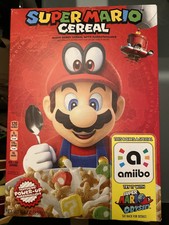 Nintendo SUPER MARIO CEREAL w/ amiibo Limited Edition Collectible Box Odyssey LE