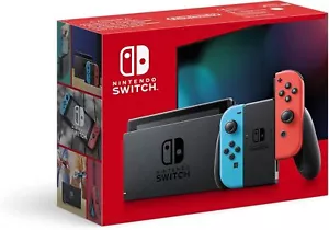 Nintendo Switch Neon RedNeon blue - Picture 1 of 3