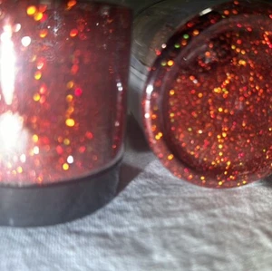 1 oz .004" RED Automotive Paint METAL FLAKE HOLOGRAPHIC mini premium FLAKE 1oz - Picture 1 of 4
