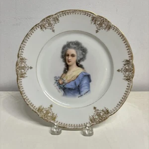 1857 Sevres Napoloeon Portrait Plate of Madame Elizabeth Signed J. de Montero - Picture 1 of 5