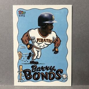 1992 Topps Kids Barry Bonds #21 Pittsburgh Pirates