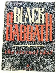 BLACK SABBATH / 1987 THE ETERNAL IDOL LP / ANUNCIO IMPRESO EN REVISTA DE ÁLBUM - Imagen 1 de 1