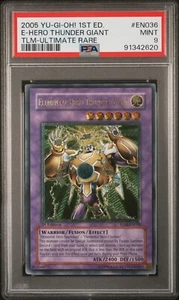 PSA 9 Elemental Hero Thunder Giant TLM-EN036 | Ultimate Rare | COMO NUEVO | 2005 - Imagen 1 de 2