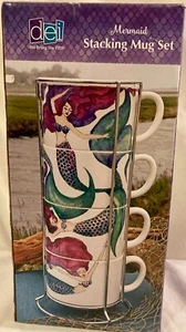 Dei Meerjungfrau Stapeltassen Neu 4er Set - Bild 1 von 6