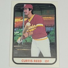 1981 Hawaii Islanders TCMA Minor League #10 CURTIS REED