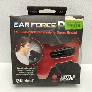 turtle Beach Bluetooth ear Force PS3 communicator gaming headset