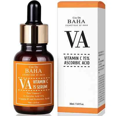 15% Vitamin C L-Ascorbic with B5 for Fades Sun Damage Acne Scars, Dark Spots - image 1 of 4