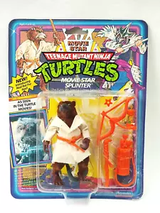 1992 PLAYMATES TEENAGE MUTANT NINJA TURTLES TMNT - MOVIE STAR SPLINTER - MOSC - Picture 1 of 10