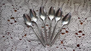 1847 Rogers Bros IS International 6 cucharas soperas ovaladas guirnalda - Imagen 1 de 7