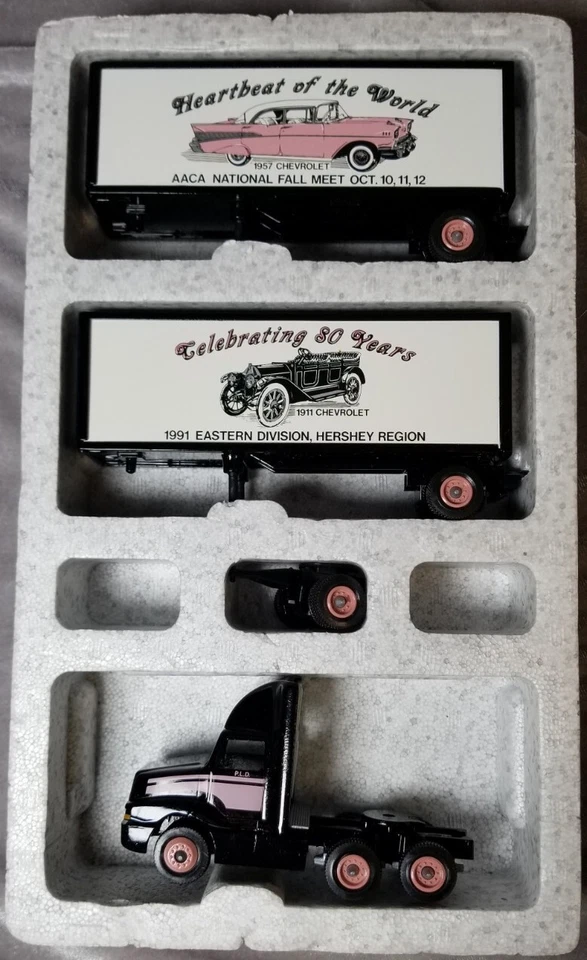 Winross 1991 Chevrolet 80 Years Semi  Tractor Dual Trailer Truck 1/64 Diecast - Image 1 of 4