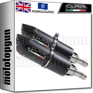 GPR 2 EXHAUST HOM FURORE BLACK DUCATI MONSTER S4 2001 01 2002 02 2003 03 - Picture 1 of 3