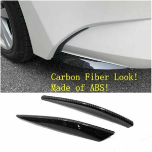 For Toyota Corolla Sedan 2019-2022 Carbon Front Bumper Lid Guard Molding Trim - Picture 1 of 9