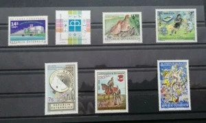 JUEGO DE 7 SELLOS AUSTRIA 1999 MNH - Imagen 1 de 1