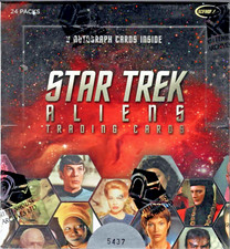 2014 Rittenhouse Star Trek ALIENS Trading Card SEALED BOX Autograph Auto Cards !