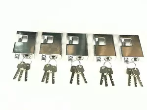 5 SHIPPING CONTAINER PADLOCKS 70MM KEYED ALIKE - Picture 1 of 7