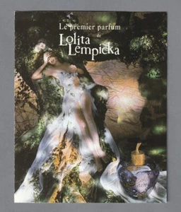 Carte publicitaire + rabat- advertising card - Lolita Lempicka 2 volets - Imagen 1 de 3