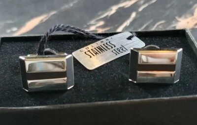 Gemelos Colibri de acero inoxidable con detalles de fibra de carbono nuevos en caja Foto 1 de 4