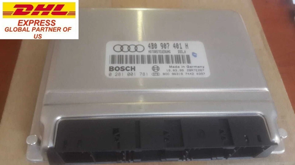 UNIDAD DE CONTROL DEL MOTOR AUDI S6 A6 2,5 QUATTRO ECU 4B0907401AX OEM 4B0907401 NUEVO  Foto 1 de 4