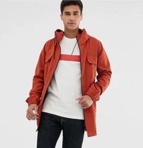 D-Struct Lightweight Parka Jacket Orange M - Picture 1 of 8