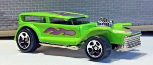 Hot Wheels Vintage Real Rods 3-Car Set KB Toys The Demon Bright Green 5SP 1996 - Picture 1 of 4