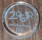 Walt Disney World 2000 Clear Paper Weight
