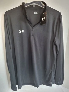 Under Armour Men's Locker 1/4 Zip Pullover Gray Adult L - Picture 1 of 3