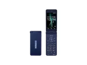 SHARP AQUOS SH-01J DOCOMO ANDROID Flip Phone UNLOCKED Blue Black JAPAN NEW - Picture 1 of 5