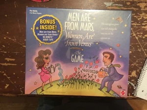 1998 Mattel Men Are From Mars Women Are From Venus Game Never Used Sealed - Picture 1 of 2