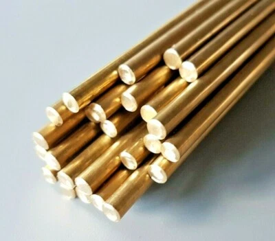 4mm Brass rod Bar Round Stock Metal 50 100 150 200 300 or 600mm Long CZ121