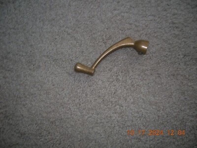 ((((Pella))) Manivela de ventana abatible/toldo vintage - Bronce real usado Foto 1 de 3