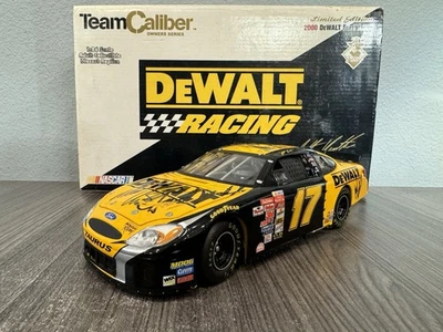 2000 Matt Kenseth #17 DeWalt 签名 1:24 NASCAR 球队口径 完好带盒 — 第 1/4 张图片