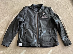 Harley Davidson Men's 2XL Enduro Screamin Eagle Leather Jacket 97053-23VM NWT - Picture 1 of 24