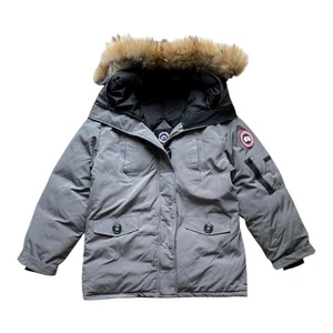 Canada Goose Montebello Parka Grey Woman’s Size XL Authentic No Neck Drawstring - Picture 1 of 15
