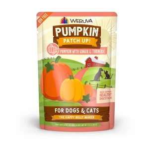 Pumpkin Patch Up!, Pumpkin with Ginger & Turmeric for Dogs & Cats, 2.8oz Pouc... - Picture 1 of 9