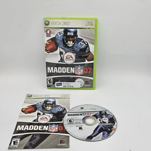 Madden NFL 07 Xbox 360 Complete w/ Manual NTSC EA Sports Used Tested Working - Picture 1 of 9