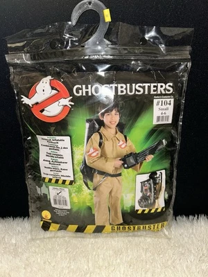 Ghostbusters Kids Child Costume W/ Inflatable Gun Blaster Small 4-6 Halloween - Image 1 of 4