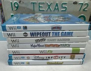 Nintendo Wii U - Lot Of 7 Games - Skylanders Trap Team - Infinity - Wii Fit - Picture 1 of 6