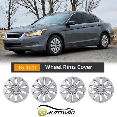 Juego de 4 tapacubos laca Honda Accord Sedan 2008-2012 tapacubos 16 pulgadas Foto 1 de 4