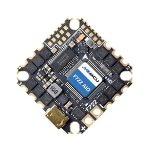 JHEMCU GHF722AIOHD 2S~6S AIO F722 FC Baro OSD BlackBox 40A 4in1 ESC for Drones - Picture 1 of 5