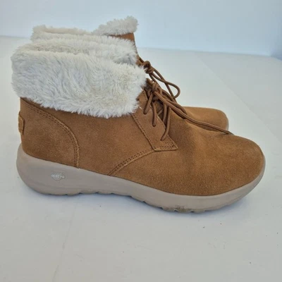 Botas SKECHERS 5 beige para mujer forradas de piel sintética Chukka senderism... - Imagen 1 de 4