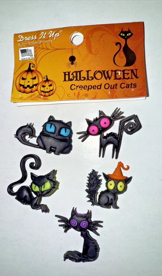 Dress It up Buttons Halloween Mickey and Minnie Ghosts Scrapbooking Craft