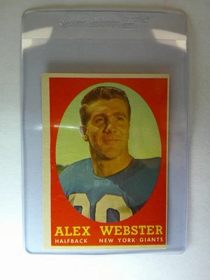1958 Topps - Alex Webster #30 - MINT - PACK FRESH 🔥 - Image 1 of 2