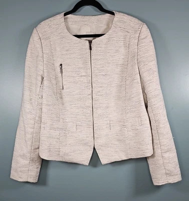 Halogen Women’s Black and Tan Tweed Jacket Size XL - Image 1 of 4