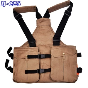 Upland Hunting strap vest water proof canvas Hunting vest Camping vest Outdoor - Picture 1 of 4