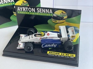 Ayrton Senna Minichamps 540 844399 Toleman TG184 Hart model F1 car 1984 1:43rd - Picture 1 of 10