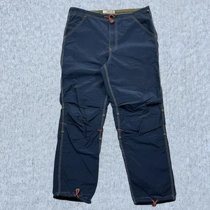 Vintage 90s Y2K Structure Pants Parachute Baggy Skater Grunge Blue Men’s Medium  - Bild 1 von 6