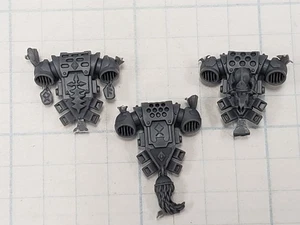 Warhammer 40k Space Wolves ARMORY Bits Wolf Pack Engraved Backpacks Lot AR05 - Picture 1 of 4