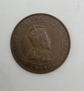 Centavo grande Canadá 1906 Rey Eduardo - Imagen 1 de 2