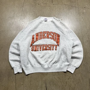 Sudadera De Colección Años 90 Anderson University Cuello Redondo Para Hombre Mediana Colegial - Imagen 1 de 9